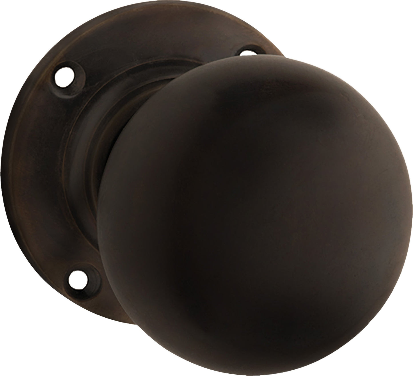 Victorian Knob - Round Rose Backplate