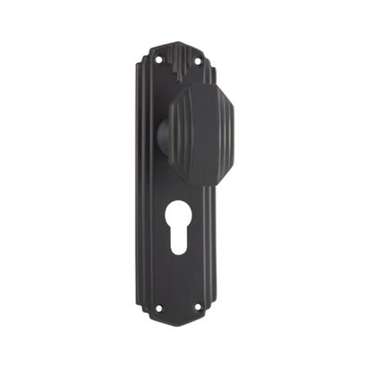 Napier Art Deco Door Knob – Long Backplate