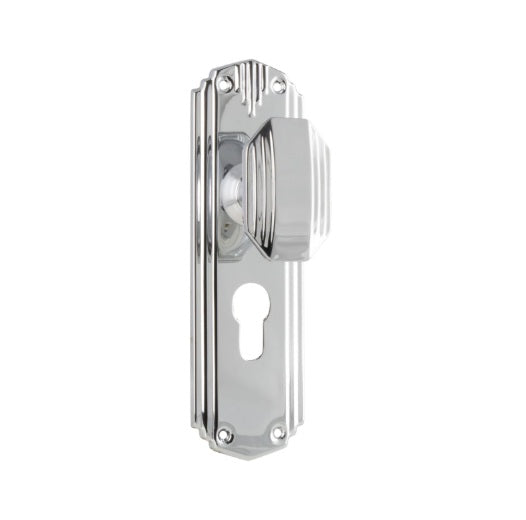 Napier Art Deco Door Knob – Long Backplate