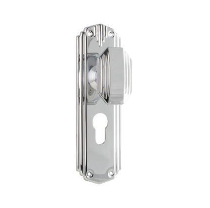 Napier Art Deco Door Knob – Long Backplate