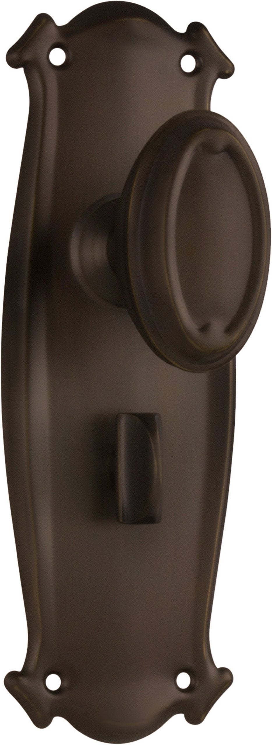 Bungalow Door Knob - Long Backplate