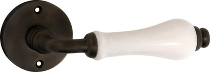 Exeter Lever - Round Rose Backplate