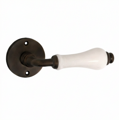 Exeter Door Lever – Round Rose