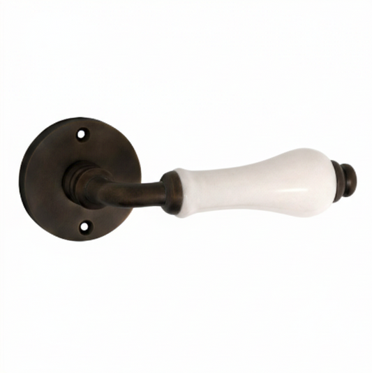 Exeter Door Lever – Round Rose