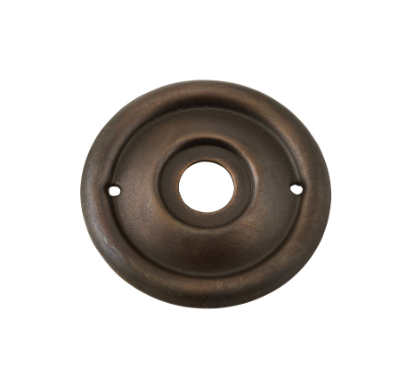 Milled Edge Mortice Knob Backplates – 52mm