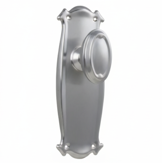 Bungalow Door Knob - Long Backplate