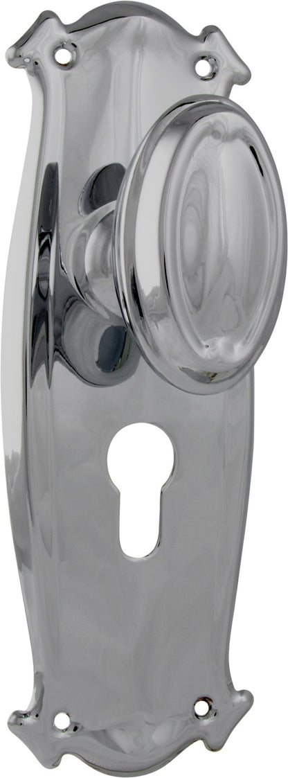 Bungalow Door Knob - Long Backplate