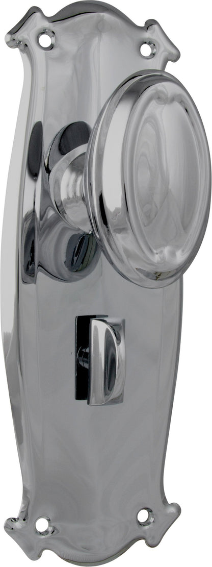Bungalow Door Knob - Long Backplate