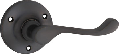 Victorian Lever - Round Rose Backplate