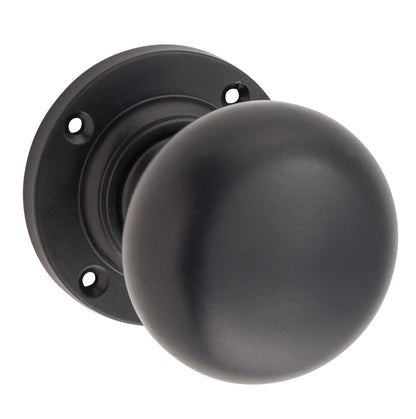 Victorian Knob - Round Rose Backplate