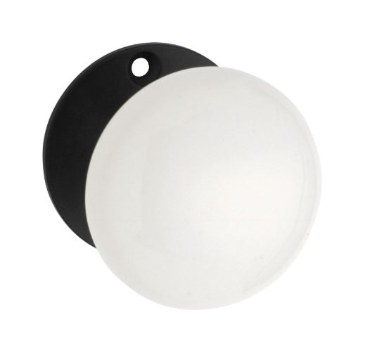Porcelain Door Knob – Round Rose