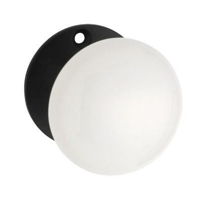 Porcelain Door Knob – Round Rose