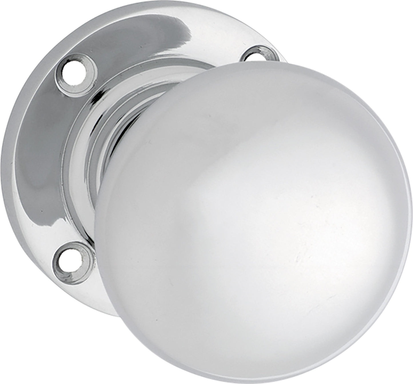 Victorian Knob - Round Rose Backplate