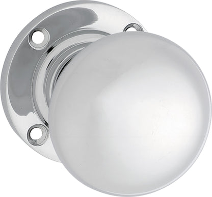 Victorian Knob - Round Rose Backplate