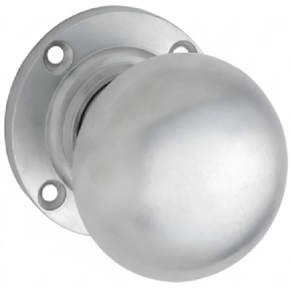 Victorian Knob - Round Rose Backplate
