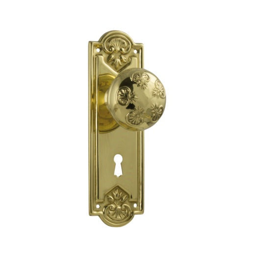 Nouveau Door Knob – Long Backplate