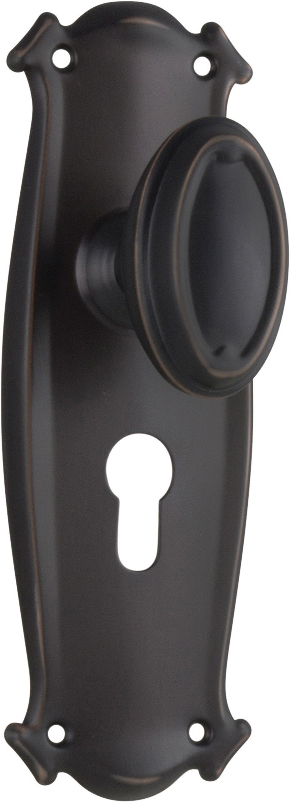 Bungalow Door Knob - Long Backplate