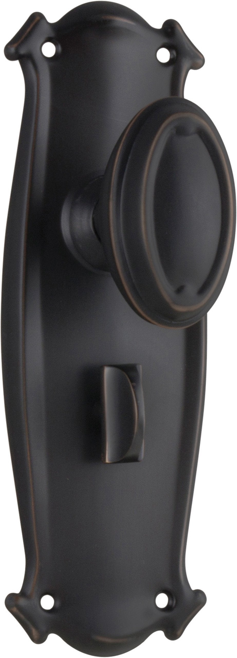 Bungalow Door Knob - Long Backplate