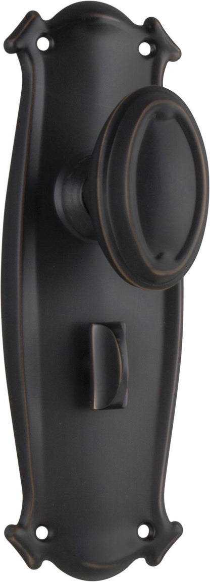 Bungalow Door Knob - Long Backplate