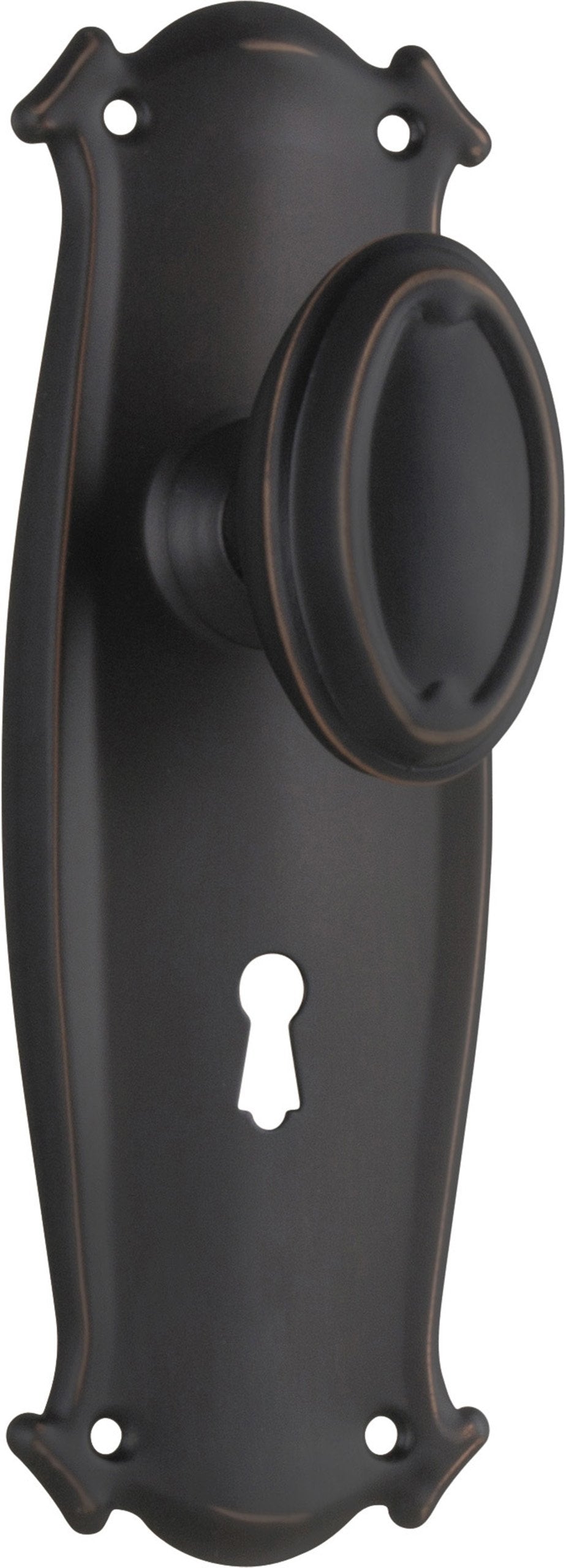 Bungalow Door Knob - Long Backplate