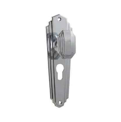 Elwood Art Deco Door Knob – Long Backplate