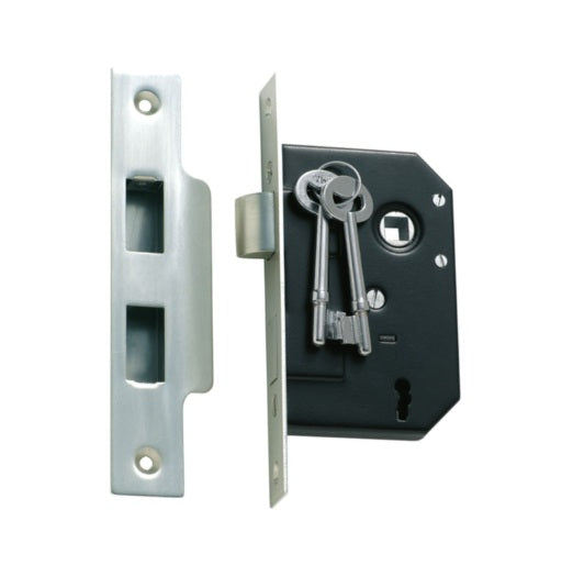3 Lever Mortice Lock - 44mm & 57mm Backsets