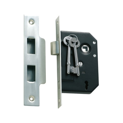3 Lever Mortice Lock - 44mm & 57mm Backsets