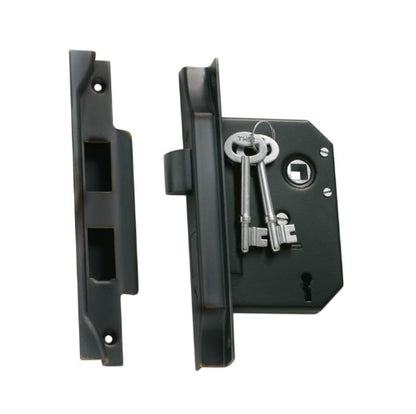 Rebated 3 Lever Mortice Lock - 44mm & 57mm Backset