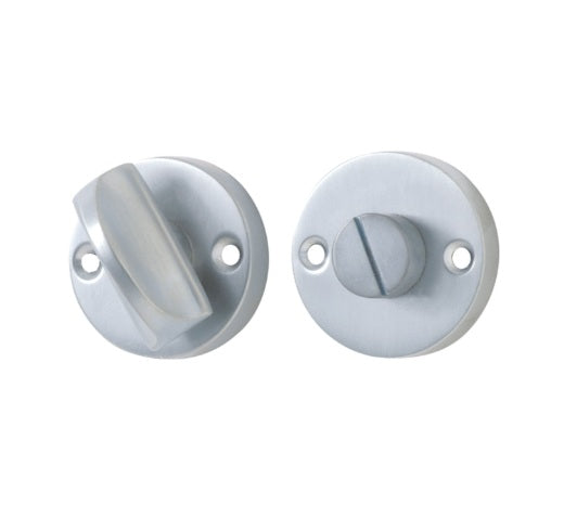 Round Privacy Turn - Satin Chrome
