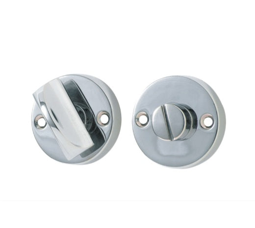 Round Privacy Turn - Chrome Plated