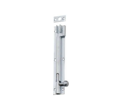 Barrel Bolt – Offset L150mm - Satin Chrome