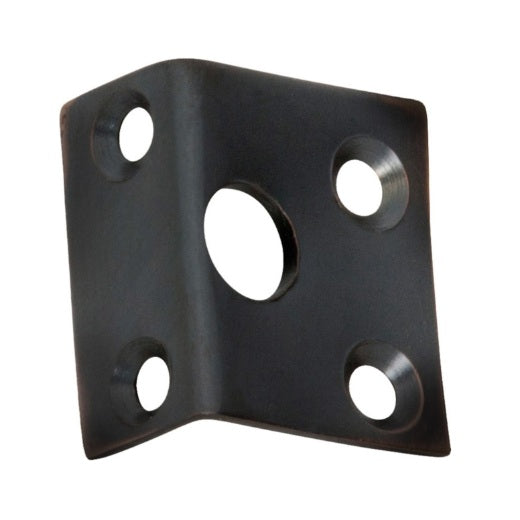 Barrel Bolt Right Angle Keeper – 7.5mm - Antique Copper