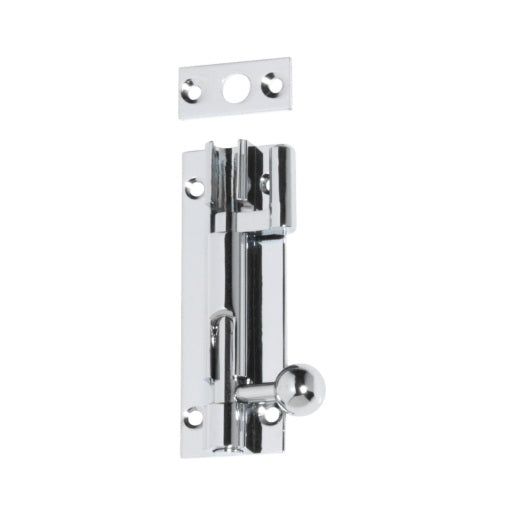 Barrel Bolt – Offset L75mm - Chrome Plated