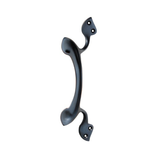 Offset Nouveau Pull Handle – H225xW75xP35mm - Antique Copper