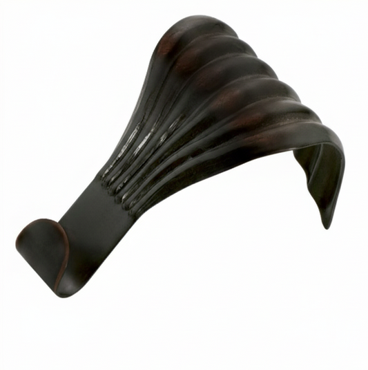 Fluted Picture Rail Hooks - Antique Copper