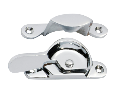 Narrow Sash Fastener - Chrome Plated