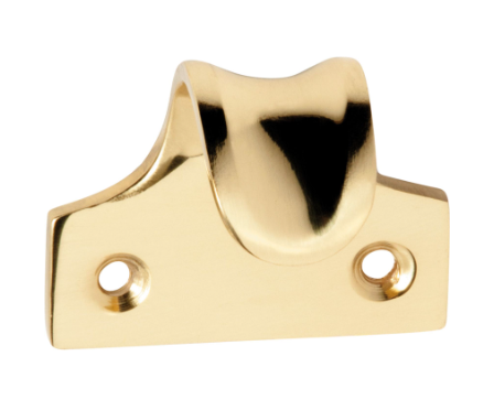 Dished Sash Lift - Polished Brass