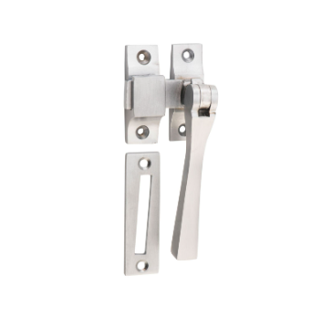Square Casement Fastener - Satin Chrome