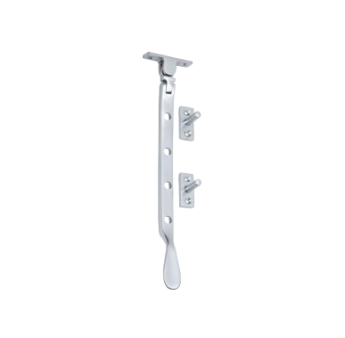 Base Fix Casement Stay - L200mm - Satin Chrome