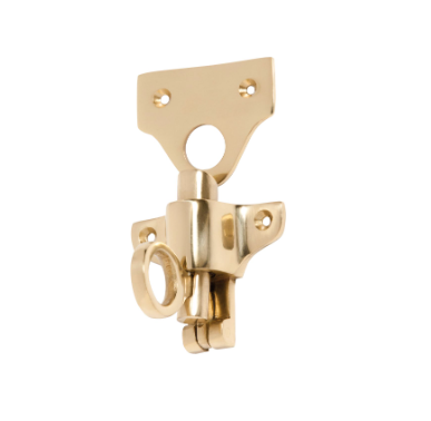Fanlight Catch - Polished Brass