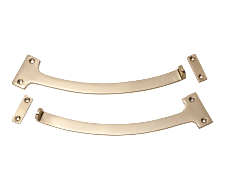 Fanlight Stop - L190mm - Polished Brass