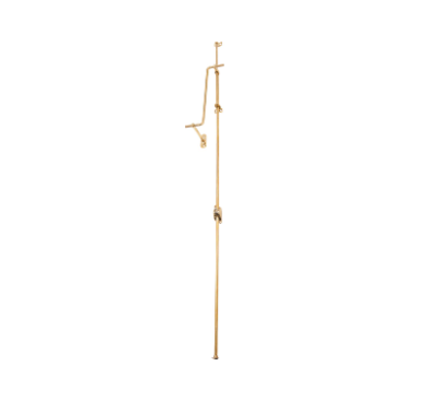 Fanlight Window Operator - Polished Brass