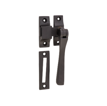 Square Casement Fastener - Matt Black