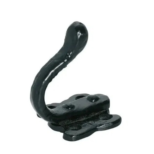 Single Robe Hook - Matt Black