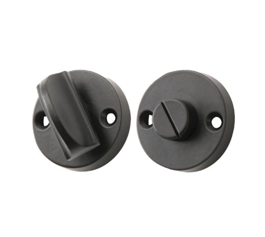 Round Privacy Turn - Matt Black
