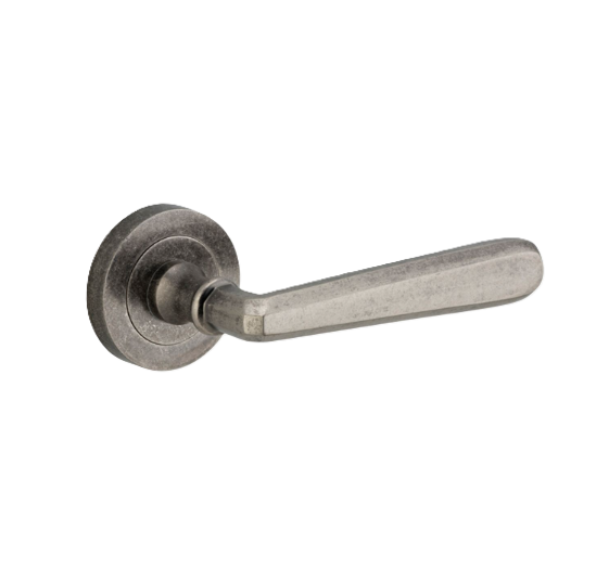 Copenhagen Lever - Round Rose - Distressed Nickel