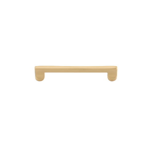 Baltimore Cabinet Pull with Backplate - CTC128mm - Brushed Brass