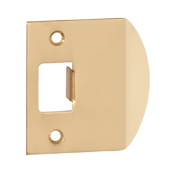 Tube Latch Striker – Extra Long - Polished Brass