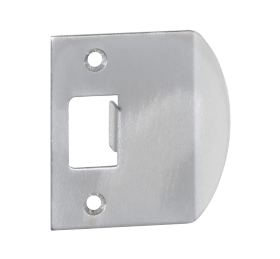 Tube Latch Striker – Extra Long - Satin Chrome