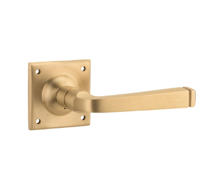 Menton Lever - Square Rose Backplate